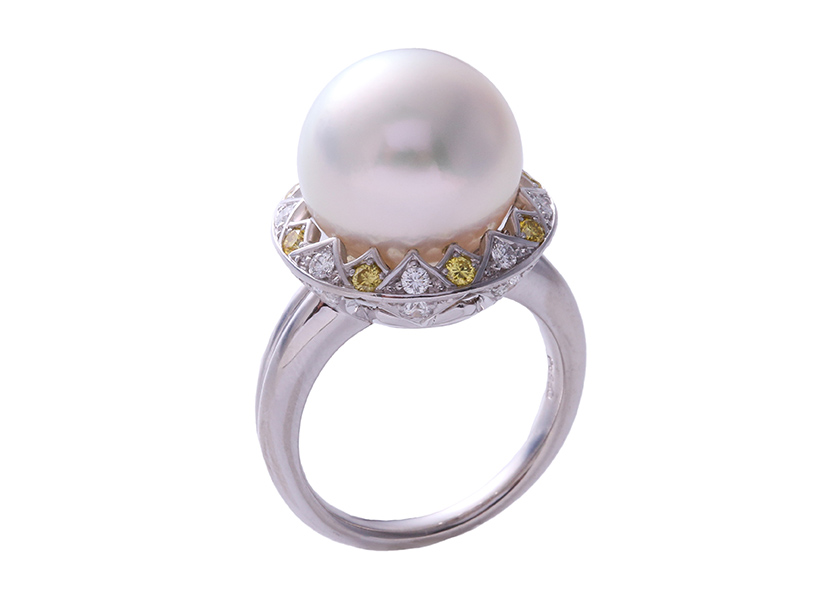 South Sea pearl ring