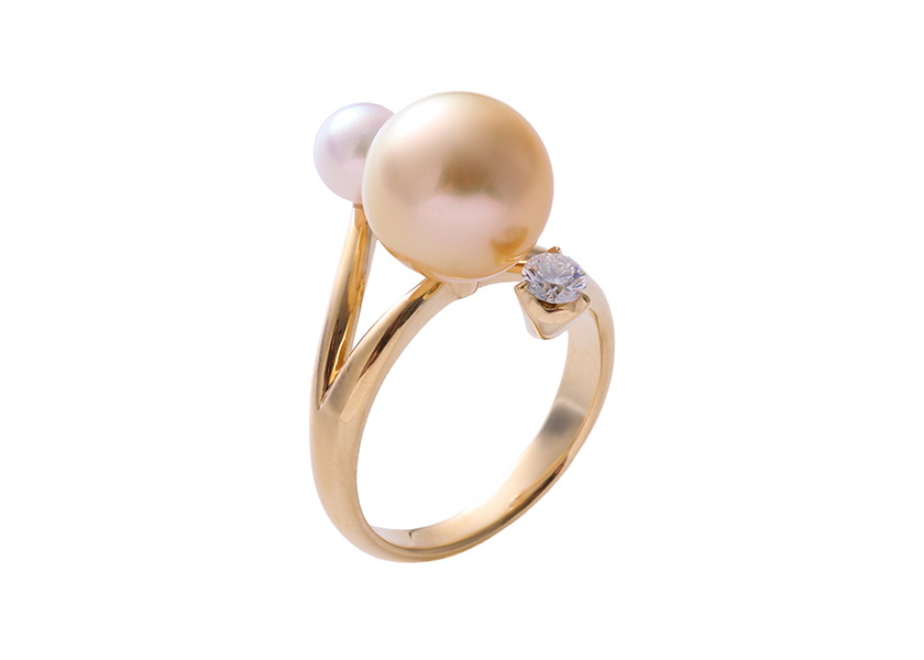 South Sea Pearl ＆ Akoya Pearl Ring