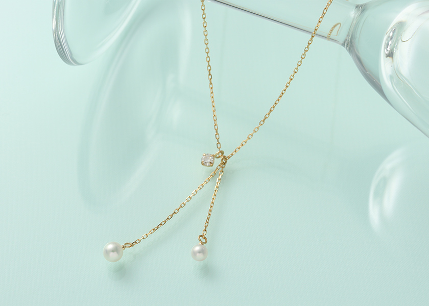 Baby Pearl Twin Necklace