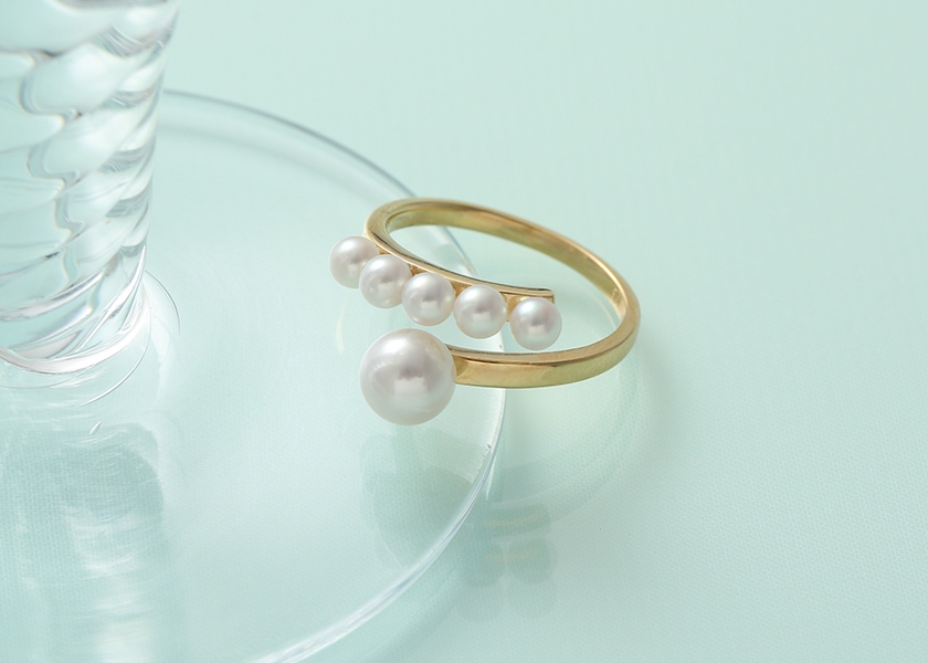 Baby pearl ring